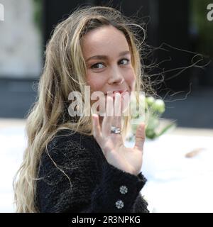 May 24, 2023, Cannes, Cote d'Azur, France: BRIE LARSON attends the Lunch hosted by the mayor of Cannes during the 76th Annual Cannes Film Festival at Place du Suquet. (Credit Image: © Mickael Chavet/ZUMA Press Wire) EDITORIAL USAGE ONLY! Not for Commercial USAGE! Stock Photo