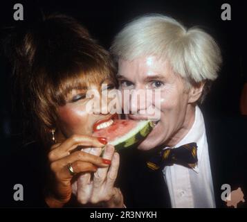 **FILE PHOTO** Tina Turner Has Passed Away, #TinaTurner #AndyWarhol 1981 Photo By Adam Scull/PHOTOlink.net Stock Photo
