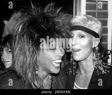 **FILE PHOTO** Tina Turner Has Passed Away, Tina Turner Cher 1990 Photo by John Barrett/PHOTOlink Stock Photo