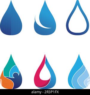 water drop Logo Template vector illustration design Stock Vector