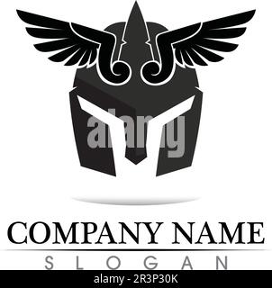 Black wing logo symbol for a professional designer Stock Vector