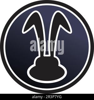 Rabbit Logo template vector icon design Stock Vector
