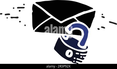 Vector - Fast Cloud Mail Logo Design Template Stock Vector
