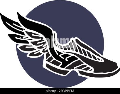 shoes concept sneaker vector design and logo Stock Vector