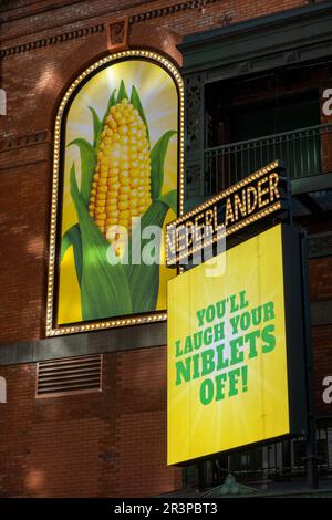 SHUCKED on Broadway musical theatre at the Nederlander in Times Square Manhattan NYC Stock Photo