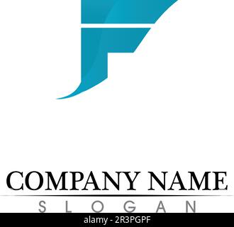 F letter logo and symbols template vector icons Stock Vector