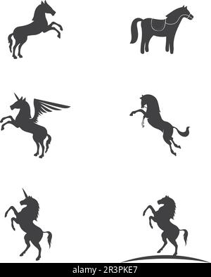 Pegasus Vector Logo Template vector illustration Stock Vector