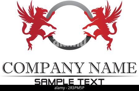 Pegasus Vector Logo Template vector illustration Stock Vector