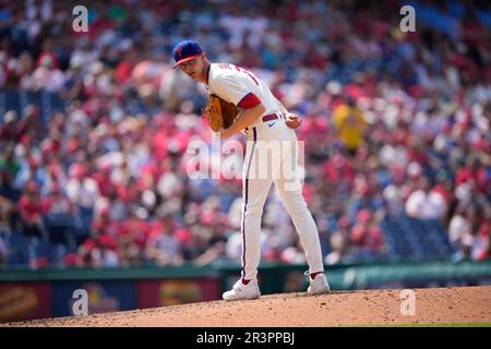 Philadelphia Phillies' Connor Brogdon plays during a baseball game,  Saturday, April 22, 2023, in Philadelphia. (AP Photo/Matt Slocum Stock  Photo - Alamy