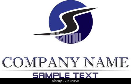 Waves beach logo and symbols template icons app blue Stock Vector
