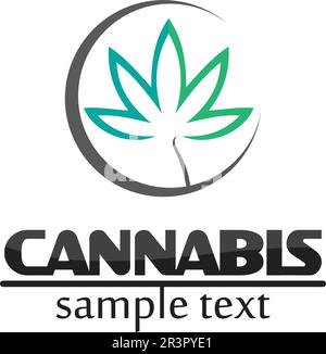 cannabis marijuana vector logo and design Stock Vector Image & Art - Alamy