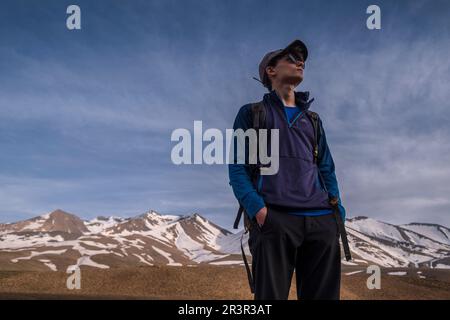 Ighil M'Goun, 4,071 meters, Atlas mountain range, morocco, africa. Stock Photo