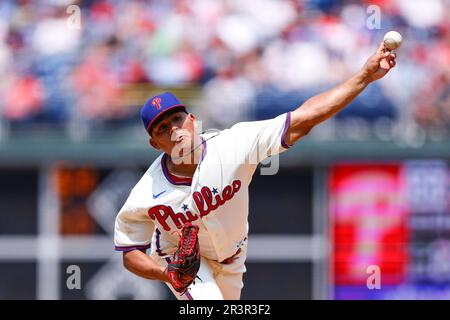 PHILADELPHIA, PA - MAY 24: Ranger Suarez #55 of the Philadelphia