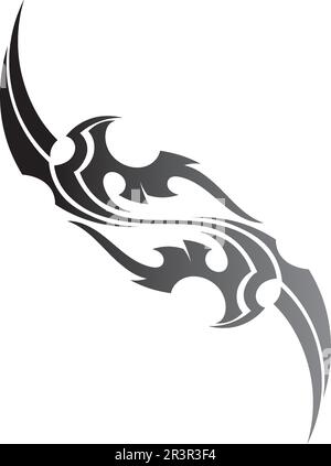 tribal ethnic tattoo icon vector illustration design Stock Vector