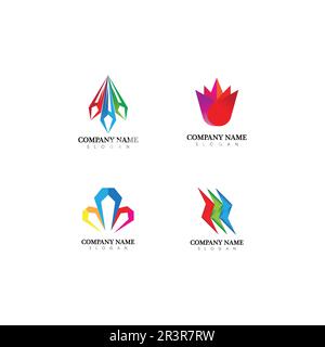 Business Finance Logo template vector icon design Stock Vector