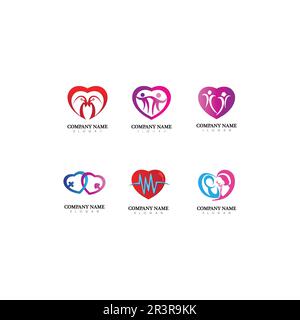 Beauty Love Vector icon illustration design Template Stock Vector