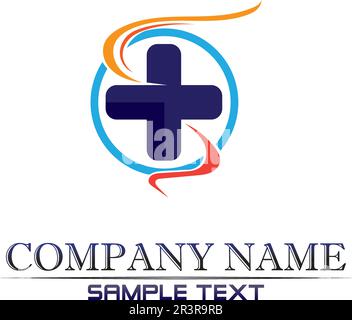 Hospital logo and symbols template icons app Stock Vector