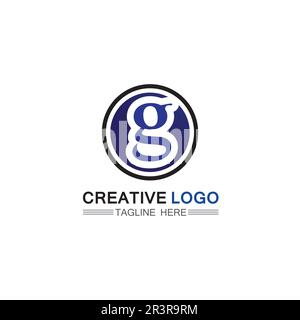 G Letter vector illustration icon Logo Template design Stock Vector
