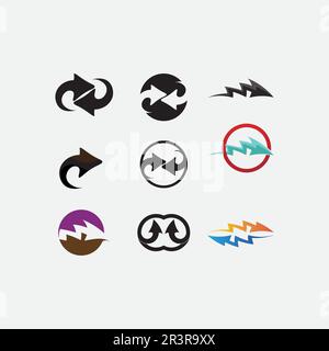 abstract film icon vector illustration template design Stock Vector