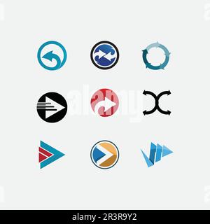abstract film icon vector illustration template design Stock Vector