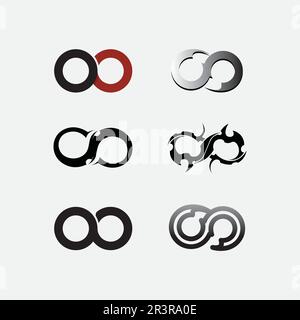 Infinity Design Vector icon illustration Logo template design Stock Vector