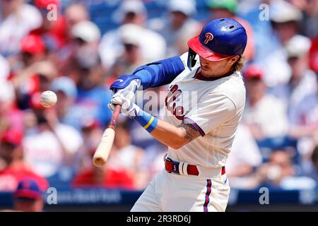 PHILADELPHIA, PA - MAY 24: Bryson Stott #5 of the Philadelphia