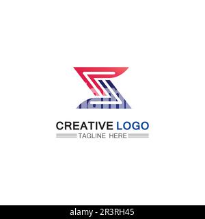 Business corporate S letter logo design vector Stock Vector