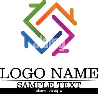 Real estate and home buildings logo icons template Stock Vector
