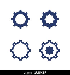Gear Logo Template vector icon illustration design Stock Vector