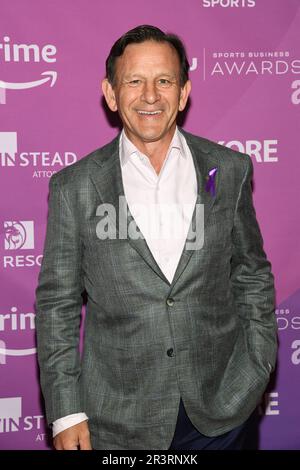 New York, USA. 24th May, 2023. President and CEO of the St. Louis Blues, Chris Zimmerman walking the red carpet at 16th annual Sports Business Awards at the Marriott Marquis at Times Square in New York, NY on May 24, 2023. (Photo by Efren Landaos/Sipa USA) Credit: Sipa USA/Alamy Live News Stock Photo