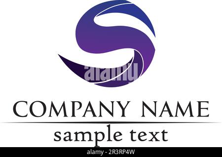 Business corporate letter S logo design vector Stock Vector