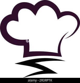 chef logo classical cook catering vector design Stock Vector