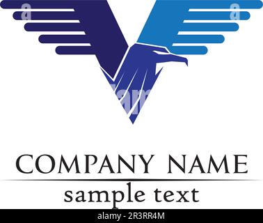 V logo corporate design vector V letters business logo and symbols template Stock Vector