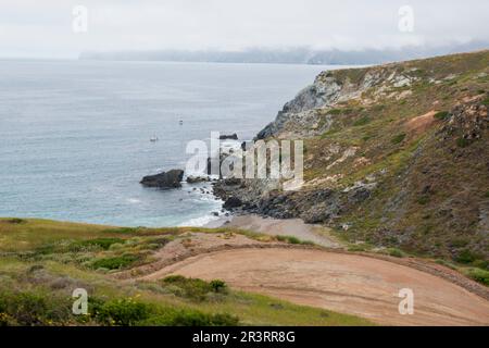 The interior of Catalina Island is well worth an exploratory trip off the coast of southern California. Stock Photo