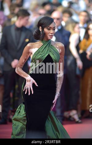 Cannes, France. 24th May, 2023. Winnie Harlow attends the 'La Passion De Dodin Bouffant' red carpet during the 76th annual Cannes film festival at Palais des Festivals on Wednesday, May 24, 2023 in Cannes, France. Photo by Rocco Spaziani/UPI Credit: UPI/Alamy Live News Stock Photo