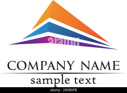Business Finance professional logo template vector icon Stock Vector