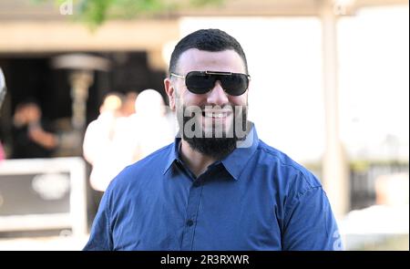 Osman El-Houli is seen outside the Brisbane Supreme Court, in Brisbane ...