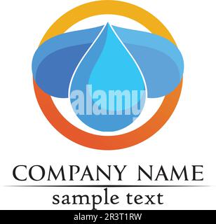 water drop Logo Template vector illustration design Stock Vector
