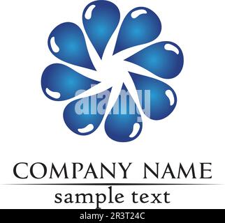 water drop Logo Template vector illustration design Stock Vector