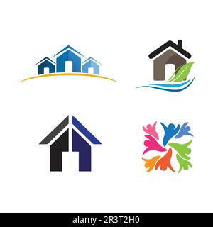 Tree logo icon vector illustration design.Vector silhouette of a tree templates of tree logo and roots  tree of life design illustration Stock Vector