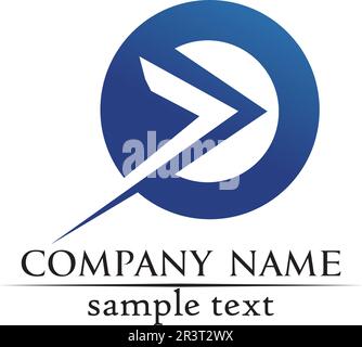 Arrows vector illustration icon Logo Template design Stock Vector