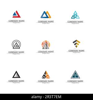 Arrow vector illustration icon Logo Template design Stock Vector