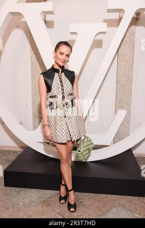 Alicia Vikander attends Louis Vuitton Cruise Show 2024 photocall at Isola  Bella in Stresa, Italy-240523_6