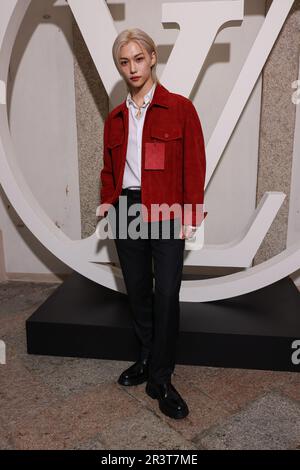 Felix poses at the photocall for Louis Vuitton Cruise Collection