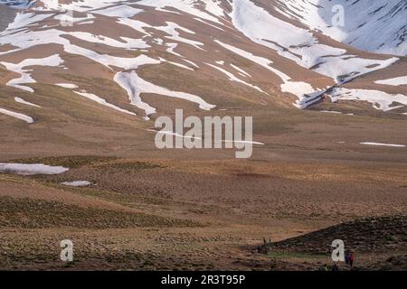 Ighil M'Goun, 4,071 meters, Atlas mountain range, morocco, africa. Stock Photo