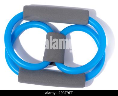 Close up of different colored rubber bands isolated on a black background  Stock Photo by wirestock