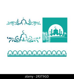 arabian Mandala logo design vector template Stock Vector