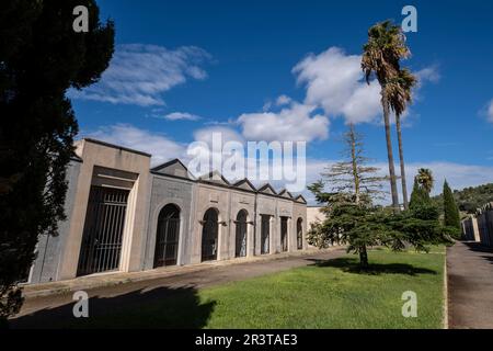 Tejedor family tomb , Felanitx cemetery, Mallorca, Balearic Islands, Spain. Stock Photo