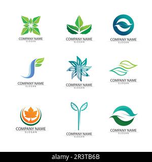 Plant Seeds Logo Concept Template Vector.growing seed logo.Seed grow Vector logo illustration design template Stock Vector