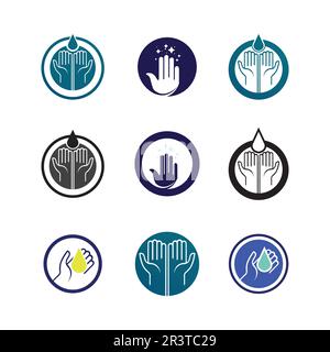 health protection with shield logo design vector template for medical or insurance company-vector Stock Vector